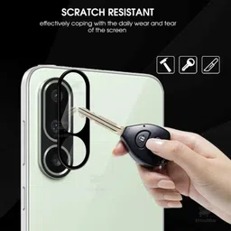 WonReza Back Camera Lens Glass Protector for Samsung F56 5G, Samsung M56 5G Camera image 2