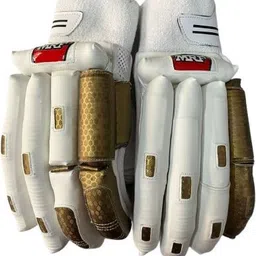 svs MRF Men's Size Professional Combo Pack (1 Batting Pad + 1 Batting Gloves) Cricket Guard Combo image 3