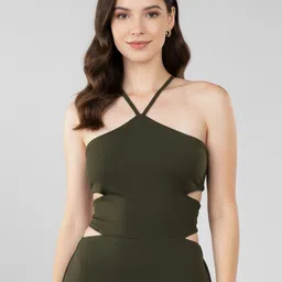 ekeshwara Solid Women Jumpsuit image 3