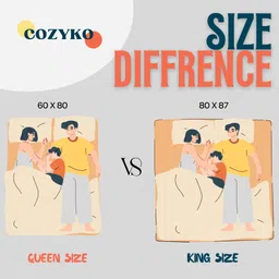 cozyko 200 TC Cotton King Jaipuri Prints Flat Bedsheet image 5