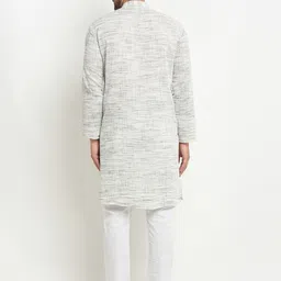 armaan ethnic Men Khadi Cotton Kurta Pyjama Set image 2