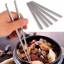 sscua Eating Steel Chinese Chopstick image 2