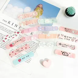 hiyan Portable Waterproof Bandages | Cute Cartoon Band Aid 20Pc Crepe Bandage Crepe Bandage image 2