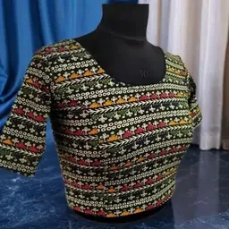 Round Neck Women Blouse-image-42