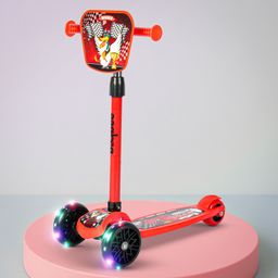 baybee Zypher Kids Kick Scooter for Kids Baby Runner Skate Scooter with LED PU Wheels-picture-7