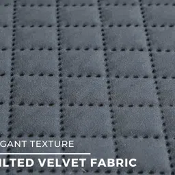 wisehome Velvet 3 Seater Sofa Checkered Cover image 4