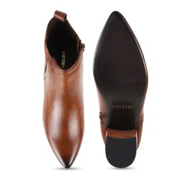 Metro Women Mid Top Block Heel Regular Boots image 5