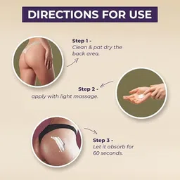 sanfe Acne Clearing body Lotion | For Exfoliation & 24 Hr Moisture Intimate Cream image 3