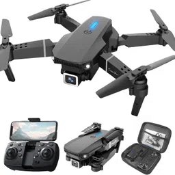 Drone with 4k Camera Foldable 1080P HD One Key Takeoff & Carry Case for Kids Drone-image-11