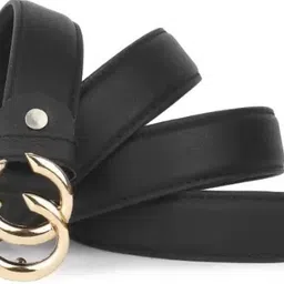 niddleman fashion india Women Casual, Formal, Party Gold, Black Artificial Leather Belt-picture-19