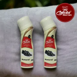 Carnoba Liquid Shoe Polish Natural- Pack of 2 Shoe Care Kit image 1
