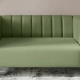 godrej interio Paramount Fabric 2 Seater Sofa in Green Colour image 1