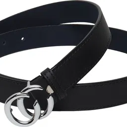 usl Women Black Texas Leatherite Belt-picture-10