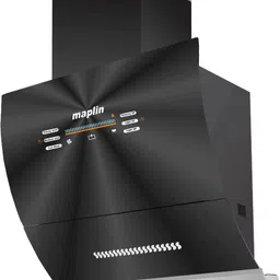 maplin Combo of Voice Chimney VC90 + Gas Cooktop GH04 Auto Clean Wall Mounted Black 1400 CMH Chimney image 5