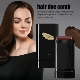 Hairdressing Wand | Waterproof and Sweat-Proof Hair Dye Comb , brown-image-8