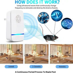 dr.pestgo SmartHome Pest Repeller | Ultrasonic Lizard, Rat, Cockroach image 2