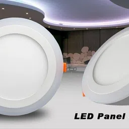 hbx LED Ceiling Panel Light 9 Watt (6+3) Down Light, Dual 3D Color RGB & White, 4 Ceiling Light Ceiling Lamp image 4