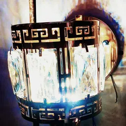 bright bharat Uplight Wall Lamp With Bulb image 5