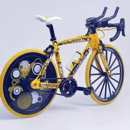 magicwand 1:8 Scale Die-Cast Alloy Racing Crazy Bicycle Toy Fully Working Model image 2