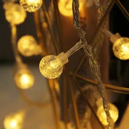 stybuzz 20 LEDs 3 m Yellow Steady Bulb Rice Lights image 3