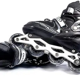 countrylink New Inline Skating with LED Flashing Wheel Aluminum Body with Size Adjustable In-line Skates - Size 8-11 UK-picture-12