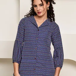 sayesha Women Regular Fit Printed Button Down Collar Casual Shirt-picture-41