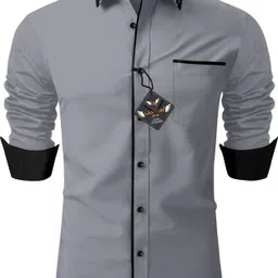 laxbon Men Regular Fit Solid Casual Shirt-picture-20