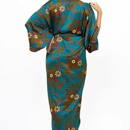 nitya fashion Green Large Bath Robe image 2