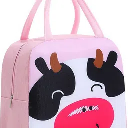 safeseed Lunch Tiffin Bag Insulated Thermal for School College Office LB147 - Cow Waterproof Lunch Bag-picture-14
