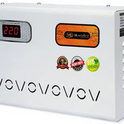 musclegrid india 5KVA (70V-300V) HEAVY DUTY Output (230v) Voltage Stabilizer for AC and Home Appliances image 2