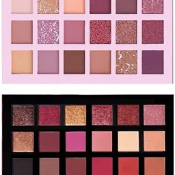 tinni minni Nude EYEShadow Palette and Rose Gold (18+18 colors) 36 g (Multicolor) 36 g-picture-37
