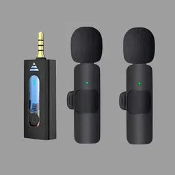 gentle e kart K35 3.5mm Dual Receivers (2 - Mics, 1 Input) Wireless Collar Mic Lapel Lavalier Microphone-picture-48