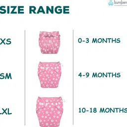 bumberry Baby Smart Nappy Reusable & Adjustable Cloth Diaper For Newborn (4-9 Months) image 4