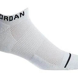 jordan Synthetic Nike Unisex Jumpman No-Show Socks (3 Pair) (Men's 8-12), Black image 4