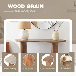 timbertribe Mango Wood Desk | Office Desk | Wooden Office Table for Work from Home Solid Wood Computer Desk image 5