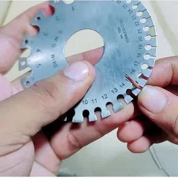 dytools Standard Wire Gauge Plate Meter Measuring Tool Scale manual machine Panel Marking Gauge image 2
