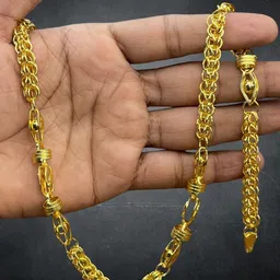 rkb sales 1gm gold plated High Quality chain for men Gold-plated Plated Alloy Chain-picture-15