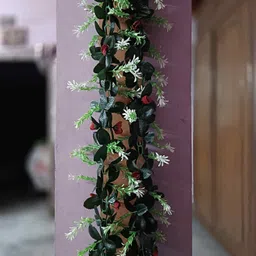 kingstyle impex Artificial Flowers Home Decoration Vine & Creepers Plant Wall Hanging Chain G296 Multicolor Rose Artificial Flower-picture-10