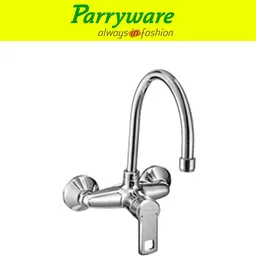 parryware Vista Wall Mounted Sink mixer with Swivel Spout set of 3 pic 031 Wall Mounted Sink mixer with Swivel Spout Sink Mixer Faucet image 2