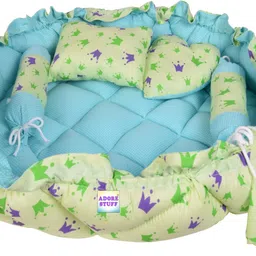 Cotton Baby Bed Sized Bedding Set-image-9