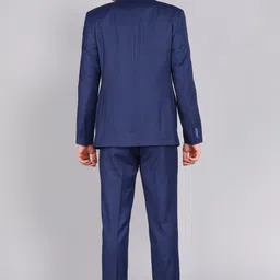 raymond Men 2PC SB 2BTN NTCH LPL MULTI PKT-CNT FIT Checkered Suit image 4