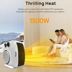 melbon DI-903 2000W ISI Certified Energy-Saving Room Heater Fan Room Heater image 2