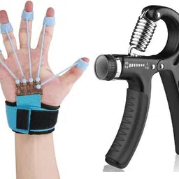 iamalot Hand and Finger Gripper Combo - Exercise Set For Men/Women Fitness Accessory Kit Kit-picture-23