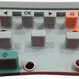 Technobits DISPLAY PANEL KEYPAD BUTTON & DISPLAY PANEL STICKER COMBO FOR HP MFP M1005 Grey Ink Toner image 3