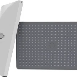 ibey ABS Plastic Square Shower Head Anti-Clog Nozzles & Strong Water Flow (8"x12") Fixed Mount-picture-11