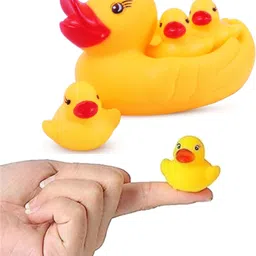 waaome ® (12 IN 1 Duck Family) Baby Bathing Chu Chu Duck 3 Big & 9 Small Duck Toy(A805) image 2