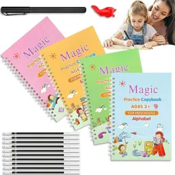 grandfly Magic Tracing Magic Copy Kids Reusable Writing Workbook Practice Refill image 4