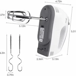 5supreme 260 W Multicolor Hand Blender image 2