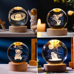 vashishth Decorative Night Light Gift Crystal Diamond Lamp Table Lamp-picture-48