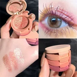 woongmi Proffesional 3 in 1 Makeup Kit | Eyeshadow, Highlighter, Blusher for Women Compact-picture-18